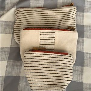 Magnolia travel pouches